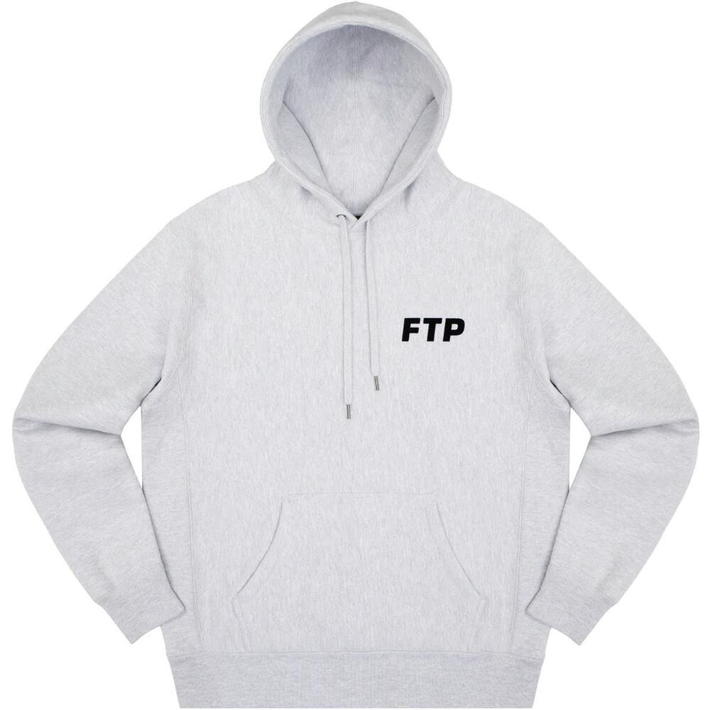 FTP Flocked Logo Pullover (Heather Gray) – Size XL – PRESALE